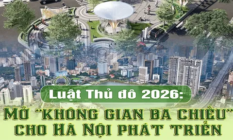 Luật Thủ đô 2026: Mở “không gian ba chiều” cho Hà Nội phát triển